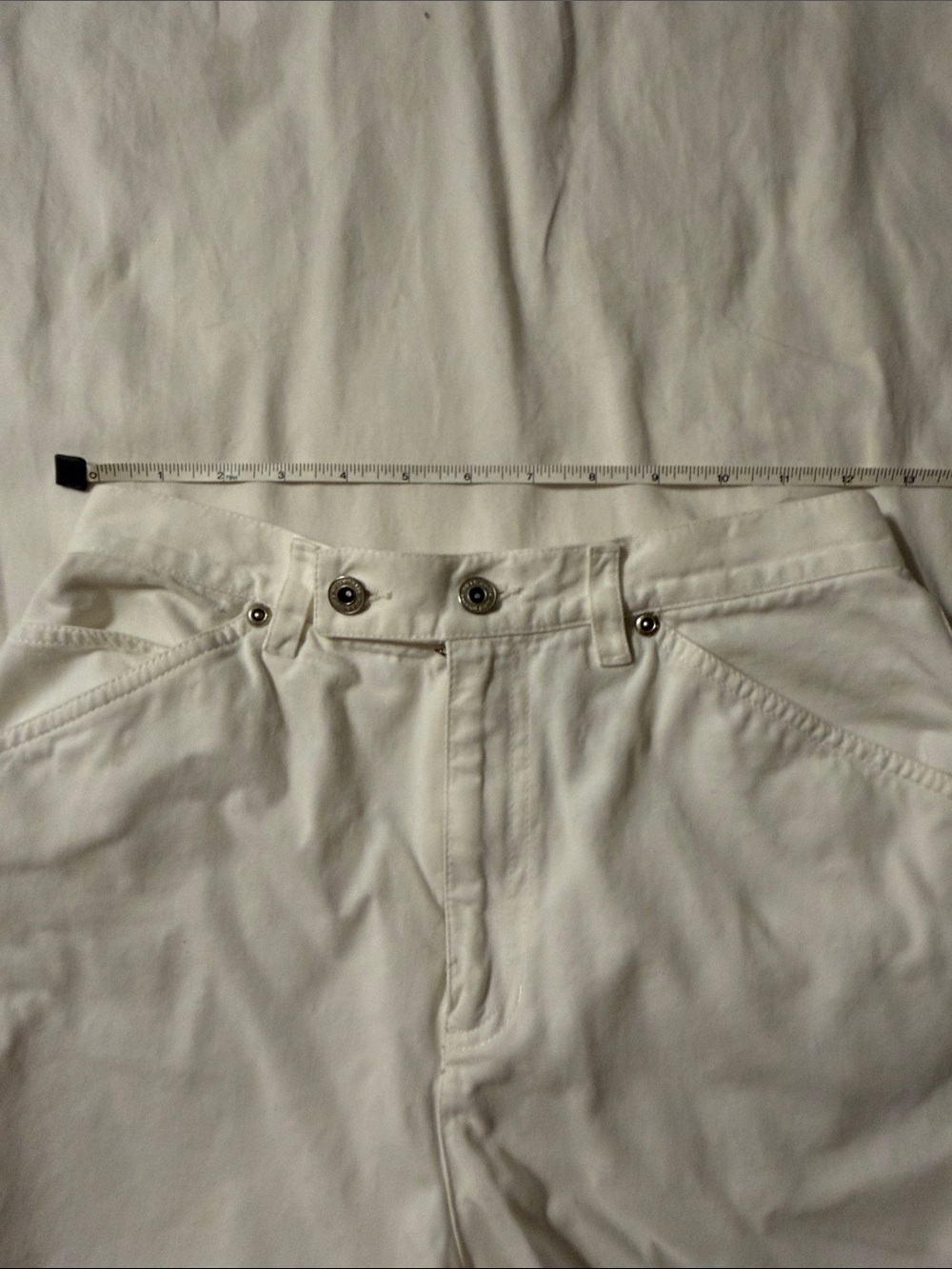 VINTAGE Liz Claiborne White High-Rise Shorts - Picture 3 of 5